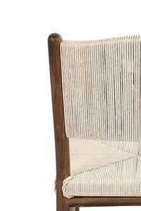 Silla de Comedor Moderna de Madera de Teca Sólida con Asiento y Respaldo de Ratán Sintético Tejido, Ligera y Ecológica para Mobiliario de Hostelería al por Mayor - Product Image 5