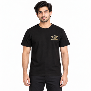Camiseta Personalizada con Estampado Digital, Poliéster/Algodón, 280 g/m², Lavado Vintage, Estilo Desgastado, Holgada, Informal, Cuello Redondo, Transpirable, para Hombre - Product Image 1