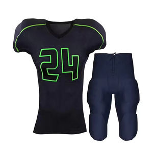 Uniformes de Fútbol Americano OEM, Tallas Grandes, Manga Corta, 100% Poliéster, Protección Antibacteriana, Secado Rápido, Transpirable - Product Image 1