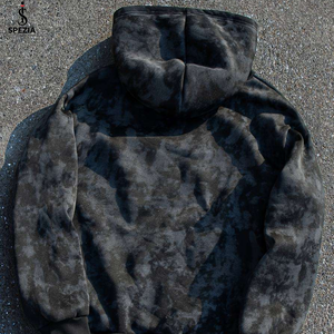 Sudadera con Capucha de Felpa Francesa 100% Algodón con Logotipo Personalizado de Invierno, Sudadera con Capucha Tie Dye para Hombre, Unisex, Ropa Urbana - Product Image 2