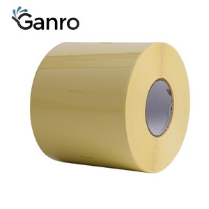 Custom Clear Thermal Transfer <strong>Labes</strong> Rolls Vinyl PP Transparent Blank Glossy Circle Dots <strong>Sticker</strong> - Product Image 6