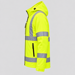 Vestes de sécurité professionnelles avec capuchons, conçues pour un port confortable, une visibilité accrue et des performances fiables. - Product Image 3