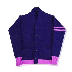 Nuevo Cárdigan de Punto Acrílico Casual de Alta Calidad con Cuello en V, Suéter Universitario de Invierno con Botones para Hermandades y Fraternidades - Product Image 1