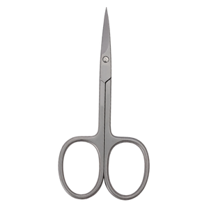 Ciseaux à cuticules professionnels en acier inoxydable, pointe fine courbée, durables, 3,5 pouces, droits, pour manucure et pédicure - Product Image 1