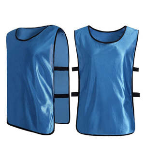 Chaleco Reversible para Entrenamiento de Fútbol, con Logotipo Personalizado, 100% Poliéster, Malla, Unisex para Adultos, Venta al Por Mayor - Product Image 4