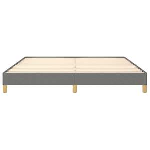 Base de Cama Queen Tapizada en Tela Gris Oscuro, Madera Contrachapada y Madera Sintética, Duradera y Elegante - Product Image 5