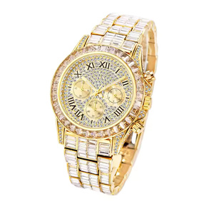 Elegante Reloj Urbano de Cuarzo para Hombre con Diamantes de Moissanita, Estilo Premium para la Calle - Product Image 6