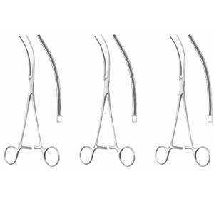 Pinzas Arteriales Debakey de 31 cm (12,5 Pulgadas) con Mordazas Atraumáticas, Juego de Pinzas Quirúrgicas de 3 Piezas, Acero Inoxidable Reutilizable, Ortopédicas y Ecológicas - Product Image 5