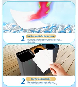 Feuilles absorbantes de couleur pour le linge (anti-transfert/anti-décoloration) - Product Image 3