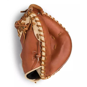 Guantes de béisbol ajustables con acolchado protector para hombres, guantes ligeros para atrapar pelotas de béisbol - Product Image 3