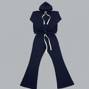 Men's Gym Fitness <b>Tech</b> Fleece Training Tracksuit Acid <b>Wash</b> Printed Breathable Two-Piece Set Winter Jogging Sportswear Unisex - Product Image 4