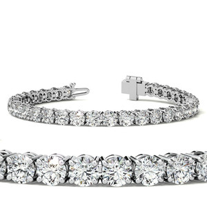 Precious 11.2CT 18k Gold Diamond Tennis <b>Bracelets</b> 100% Natural And Pure Diamond Jewellery For Wedding Engagement Wear - Product Image 4