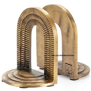 Porte-livres en aluminium moulé en forme de symbole, couleur or, pour la maison et les bureaux, nouveau support pour magazines - Product Image 4