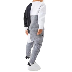 Nuevo Diseño de Ropa Infantil 2026 OEM, Conjunto Deportivo Personalizado para Niños, Sudadera Casual con Bloques de Color, Conjunto Deportivo para Niños - Product Image 2