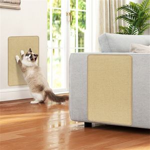 Set di 6 Tappetini Antiscivolo per Gatti in Sisal Naturale 24x16 Pollici con Base in Lattice, Protezione per Mobili, 6 Tiragraffi per Gatti - Product Image 6