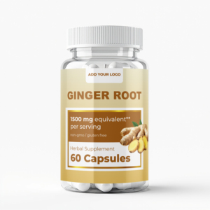 Direct Factory Supply Hot Selling Ginger Root Extract Capsules Herbal <b>Supplement</b> OEM Private Label Manufacturer Bulk - Product Image 1