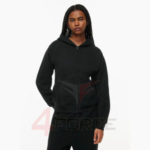 Sweat-shirt à capuche ultra épais pour femme, 500 GSM, en molleton de coton, style hiver, exportateur de vêtements OEM à marque privée - Product Image 2