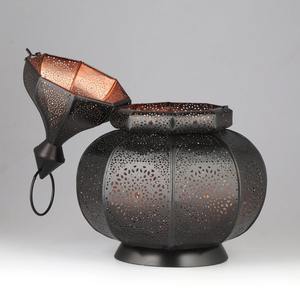 Décoration de maison Ramadan Kareem Aïd, style islamique, lune croissante, étoile, mosquée, créations artisanales en fer, table écologique - Product Image 1