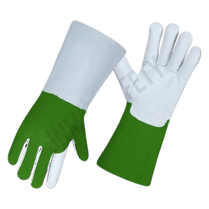 Guantes de Soldadura JNM SAFETY de Cuero Vacuno Resistente, 11 oz de Grosor, Sin Látex, Protección Industrial, Cómodos - Product Image 3