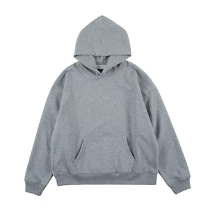 Sudaderas con Capucha para Hombre 2026, 100% Algodón, Tejido Grueso de Felpa, Talla Grande, Diseño Sólido, Tejido de Punto, Personalizadas para Otoño - Product Image 4