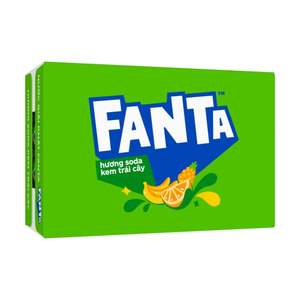 Fanta Cream Soda Fruity Soft Drink 320ml, refrescante sabor a crema de Soda con toque afrutado - Product Image 3