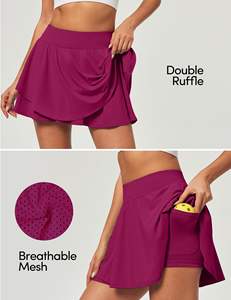 Jupe plissée de sport et de tennis, la plus confortable, décontractée, respirante, taille naturelle, pour l'été, le fitness et le baseball - Product Image 4