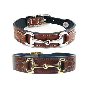 Top-of-the-Line <b>Soft</b> Pink Leather <b>Dog</b> <b>Collar</b> Classy and Comfortable Horse Products - Product Image 3