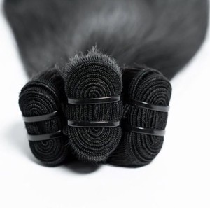 Set de 3 Bandas Elásticas para el Cabello, Color Negro, para Peinado - Product Image 1