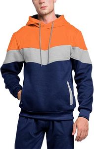 Men's Hoodie Tracksuit 2 Pieces Set <b>Athletic</b> Casual Hooded Sweatshirt and Joggers Set Sweatsuit Outfits - Product Image 3