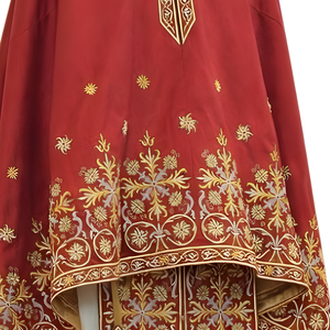 Ensemble de vêtements de prêtre orthodoxe brodés sur mesure ShineWays Enterprises, couleur personnalisée, design croix, Phelonion unisexe, OEM - Product Image 4