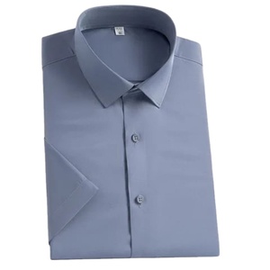 Camisa Elegante de Manga Corta para Hombre, Última Moda de Verano, Alta Calidad, Venta al Por Mayor, Diseño Personalizado OEM, Satén Ecológico Formal - Product Image 2