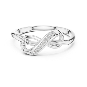 แหวนเพชรทรงกลมทองคำ 14K สำหรับผู้หญิง |   0.048 กะรัต |   ได้รับการรับรองจาก IGI |   ของขวัญวันครบรอบ - Product Image 3