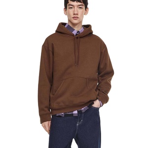 Maroon Bella Canvas Hoodies Personalizar Old Copper Color Pullover Hoodie Custom Label Print High Quality Pullover Hoodies para hombres - Product Image 1