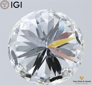 เพชร CVD ขนาด 5.00 กะรัต สี F ความสะอาด VVS2 รูปทรงกลม พร้อมใบรับรอง IGI สำหรับจี้แบบสั่งทำพิเศษ - Product Image 5