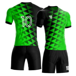 Uniformes de Fútbol Personalizados para Hombre, 100% Poliéster Transpirable, Manga Corta, Verano, con Nombre del Equipo, Venta Caliente - Product Image 4