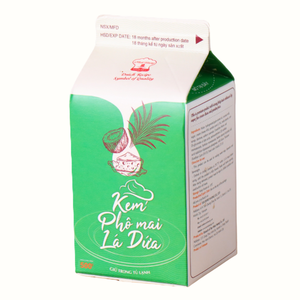 Manufacturer Shipping Direct Global Bulk Selling Beverage Non Dairy Cream Pandan <b>Cheese</b> Dessert Creamer 500G <b>HALAL</b> OEM/ODM - Product Image 1
