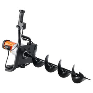 Potente Trivella Elettrica da 1500W con Punta in Acciaio Legato 5.71, 140 RPM, per Terreno e Metallo, Dimensione Foro 10.24 - Product Image 6