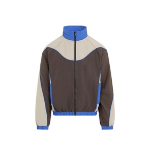 Veste coupe-vent respirante pour homme avec empiècements, logo personnalisé, vente en gros, vêtements de sport d'extérieur, veste coupe-vent - Product Image 1