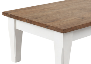 Mesa de Centro Nela de Madera Maciza, Diseño Minimalista, Estilo Japandi, Acabado Natural, para Sala de Estar Contemporánea - Product Image 5