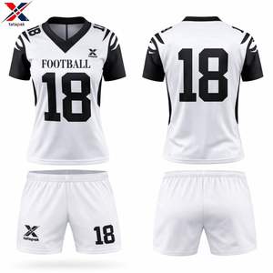 Camisetas Deportivas Cortas Transpirables con Cuello en V, Impresión Personalizada con Logotipo, Uniforme de Fútbol a Color, Unisex para Adultos, Ropa de Equipo - Product Image 4