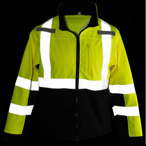 Veste de sécurité haute visibilité de qualité supérieure, coupe-vent, respirante, en tissu mesh, construction ingénierie, poches multifonctions - Product Image 6