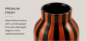 Premium Quality Set of 2 <b>Unique</b> Metal Flower <b>Vase</b> Decal Enamel Finished Tale Top <b>Vases</b> for Home Decoration Handmade Customize - Product Image 5