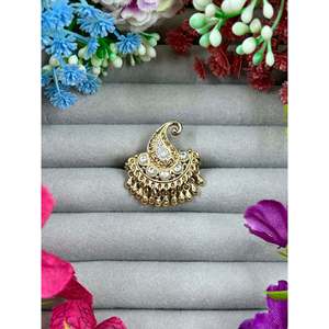 Unnati Premium Chorski <b>Ring</b>-Adjustable <b>Indian</b> Ethnic Artificial Jewellery for Casual Style - Product Image 6