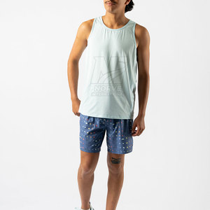 Premium Fitness Base Layer Smooth Athletic Style Gym Wear Sleeveless <b>Compression</b> <b>Shirt</b> - Product Image 5