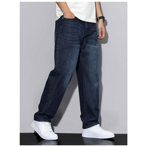 Jeans Casuales de Pierna Recta para Hombre, Pantalones Vaqueros Clásicos Vintage con Bolsillo, Mezcla de Algodón Cómoda, Jeans de Moda Urbana Duraderos - Product Image 5