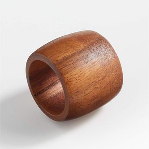 Anillo para Servilletas de Madera Sólida Versátil, Ideal para Brunch Informal, Cena Formal y Decoración de Eventos - Product Image 5