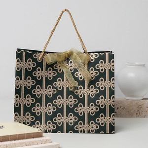 [Goyu] Korean Traditional Gift Shopping Bag Luxury Knot <b>Pattern</b> Wine Bottle Packaging Bag Party Business Gift Bag - Product Image 3