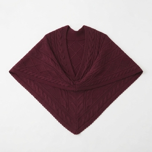 Écharpes en cachemire 100 % pour femmes, châles poncho épais de luxe personnalisés en gros, couvertures en pashmina tricotées, écharpes unies d'hiver - Product Image 4
