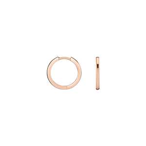 14K 18K Gold Plain Huggie Hoop <b>Earrings</b> High Polish Classic Round Loop Seamless <b>Hinged</b> Clicker Minimal Sleeper Pair Wholesale - Product Image 5
