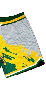 Wholesale Customized Mesh Short Custom Logo Polyester Breathable Men 5 Inch Inseam Double <b>Layer</b> Custom Mesh Shorts With Pockets - Product Image 6